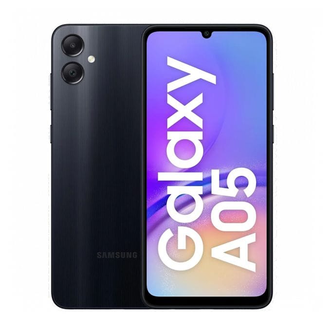 Samsung Galaxy A05, 6.7", 64GB + 4GB RAM (Dual SIM), 5000mAh, Black, (2YRs WRTY)